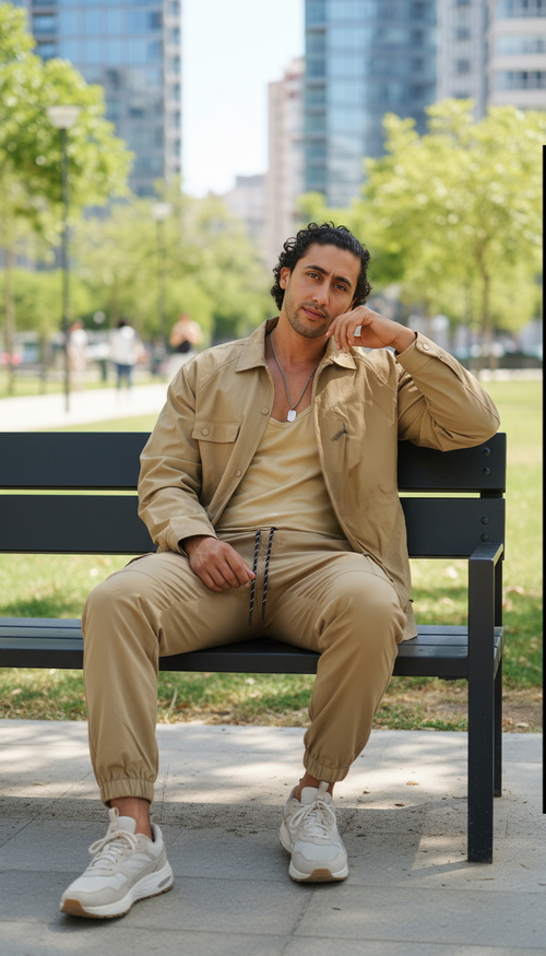 conjunto estilo cargo técnico